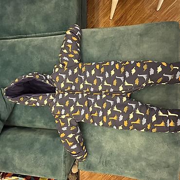 Kombinezonlar: Mothercare. Uşaq üçün qışlıq kombinezon - Model: kapüşonlu, tam bədən — 1