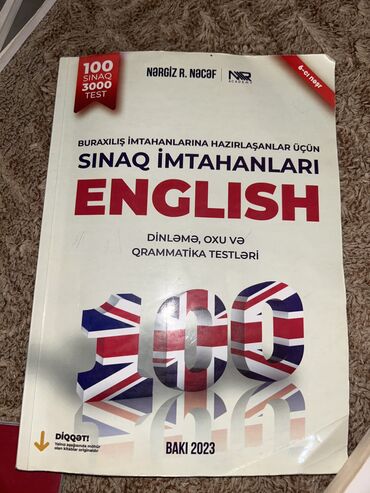 nərgiz nəcəf 250 sınaq qiyməti: Nərgiz R Nəcəf 100 sınaq 3000 test, dinləmə, oxu və qramatika testləri