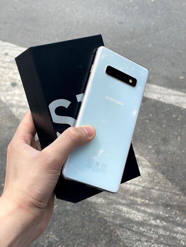 agda aparati: Samsung Galaxy S10 Plus, 128 GB, rəng - Ağ