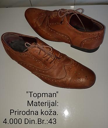 Cipele: Muške cipele „Topman” – brogue/oxford stil - Materijal: prirodna koža — 1
