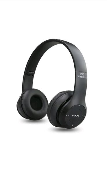 Maqnitofonlar: P47 Wireless qulaqlıq 🎧 Bluetooth bağlantı Yaxşı səs keyfiyyəti