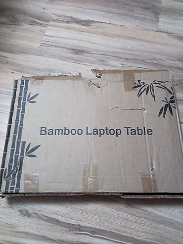 Stolovi: Bambus stočić za laptop - Materijal: prirodni bambus - Gornja ploča — 6