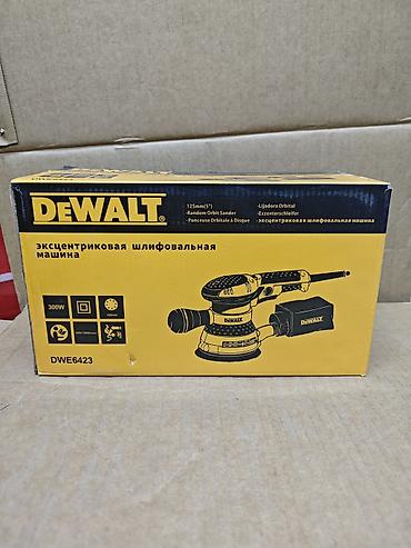шлифмашина для дерева: Экцентриковая шлифовальная машина DeWALT DWE6423 - Диаметр платформы — 1