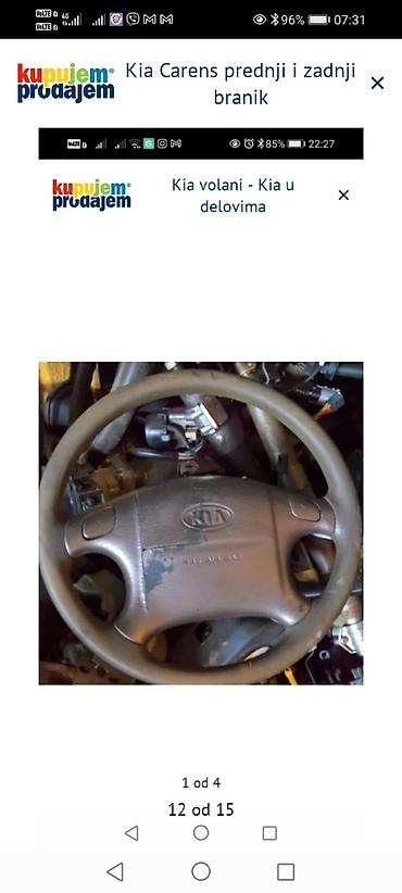 Ostalo: Kia Carens – prednji i zadnji branik - Komplet branika za Kia Carens — 8