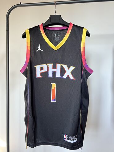 Эркектер кийими: Phoenix Suns - баскетбольная майка (Девин Букер)
Размеры: L, XL