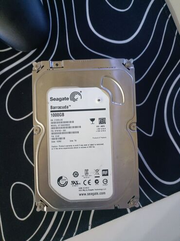 xezer lada kredit sertleri 2022: Daxili Sərt disk (HDD) Seagate, 1 TB, 7200 RPM, 3.5", Yeni