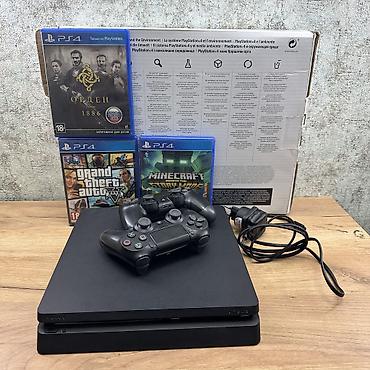 прокат sony playstation 5: PS4 slim, 500gb Комплектация: - 2 геймпад - Все необходимые провода — 1