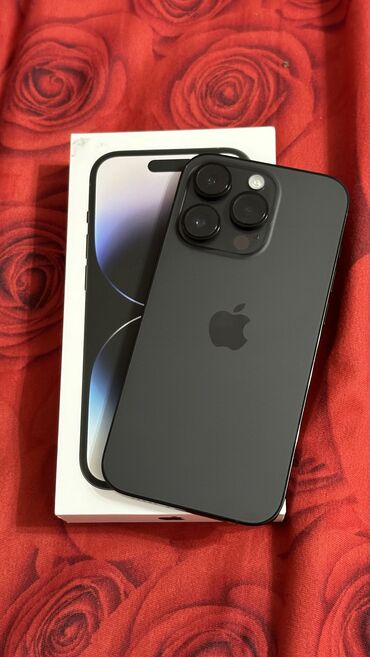 apple iphone 6: IPhone 14 Pro, Б/у, 512 ГБ, Jet Black, Коробка, 95 %