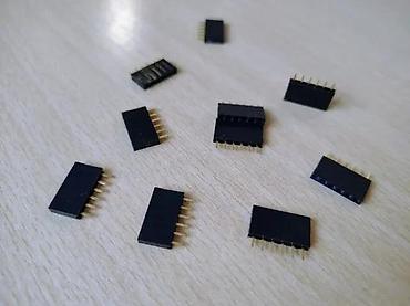konac za goblene: KONEKTOR ZA LEMLJENJE 1X6 PIN 2.54 ŽENSKI LEMNA LETVICA | Lemna — 2