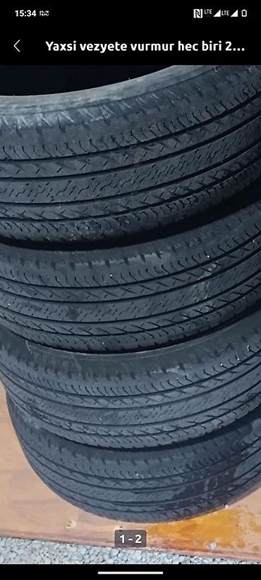 formula teker satisi: 4 ədəd avtomobil şini Yaxşı vəziyyətə vurmur heç biri 265 65 17 bu — 2