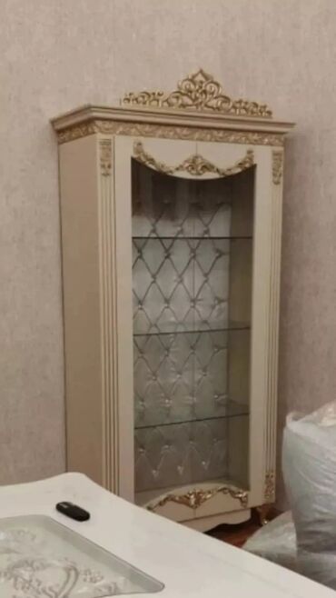 Sifarişlə mətbəx mebeli: Sifarişlə mətbəx dəsti, Özü çəkən petlələr, MDF, Kredit var — 17