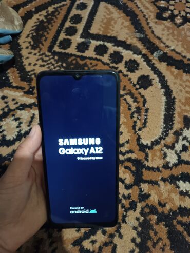 Samsung: Samsung Galaxy A12, Б/у, 128 ГБ, цвет - Черный, 2 SIM
