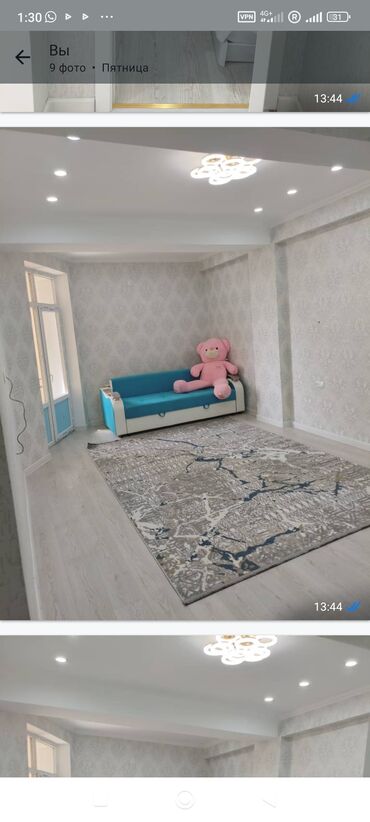 тоголок молдо фрунзе: 1 комната, 43 м², Элитка, 4 этаж, Дизайнерский ремонт