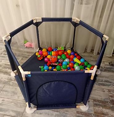 детиски манеж: 🔴 Детский игровой манеж –30шарик в комплекте 👶 Подходит для детей от — 2