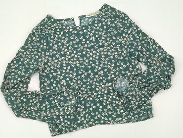 różowa sukienki w kwiatki: Blouse, Pull and Bear, L (EU 40), condition - Very good