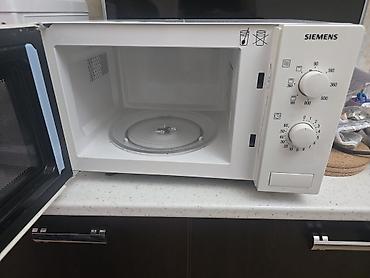 siemens af51: Siemens mikrodalğalı soba. Ağ rəngli, kompakt ölçülü masaüstü — 2