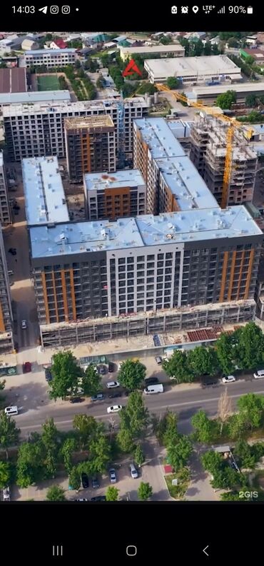 узак монотко квартира керек: 2 комнаты, 78 м², Элитка, 5 этаж, ПСО (под самоотделку)