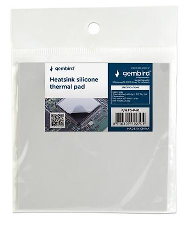Termalna podloga 1mm TG-P-01 Gembird, za hladjenje za CPU, VGA kulere