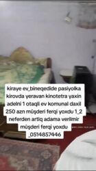 Uzunmüddətli kirayə evlər: 40 kv. m, 1 otaqlı, Qaz, İşıq, Su — 1