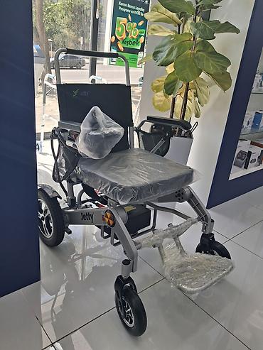 Jetty elektrikli təkərli kreslo - Qatlana bilən, yüngül alüminium