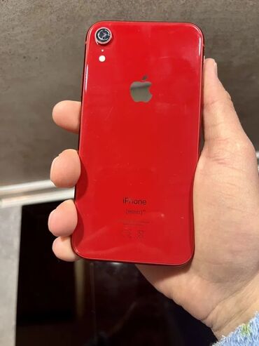 стоимость айфона: IPhone Xr, Б/у, 128 ГБ, Красный, Чехол, Зарядное устройство, Кабель, 86 %