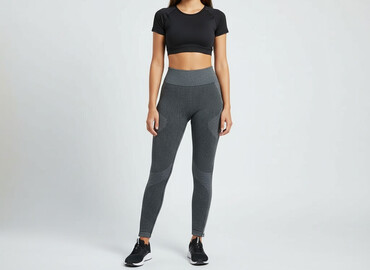 legginsy prążkowane stradivarius: Legginsy Sportowe damskie, rozmiar L