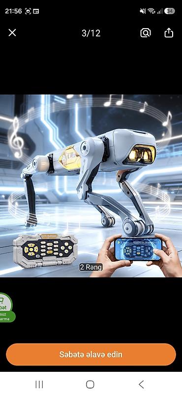 Robotlar və transformerlər: RC Robot İt – D5 model - Göstərilən dəstdə futuristik dizaynlı — 15