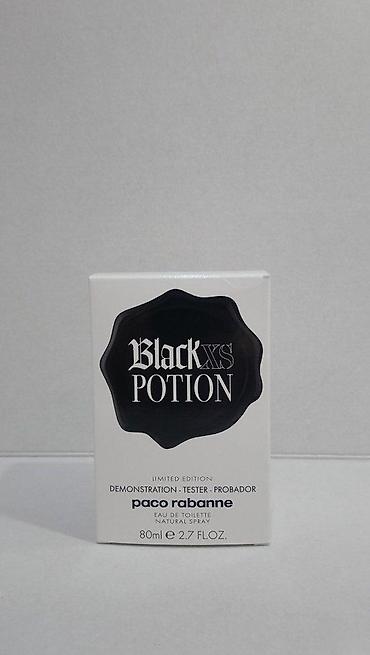 testeri: PACO RABANNE BLACK XS POTION EDT 80ML TSTR | Paco Rabanne Black XS — 1