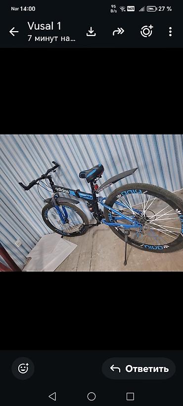 vesebet 28: Velosiped – şəhər və yüngül off-road üçünty - Rəng: mavi-qara — 1