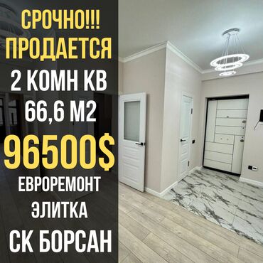 Продажа участков: 2 комнаты, 66 м², Элитка, 6 этаж, Евроремонт