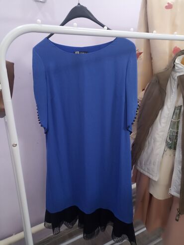 синее вечернее платье: Вечернее платье, 2XL (EU 44)