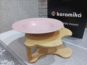 Кухонные принадлежности: Набор глубокой тарелки с деревянной доской для нарезки производство