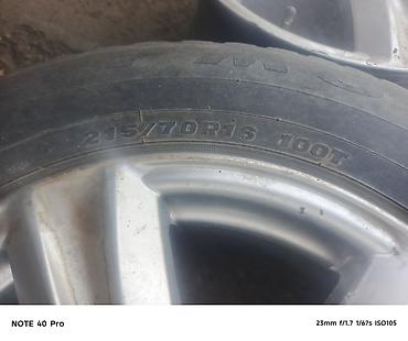 bbs diska: Колеса в сборе 215 / 70 / R 16, Б/у, Легковые, Литые, отверстий - 5 — 2
