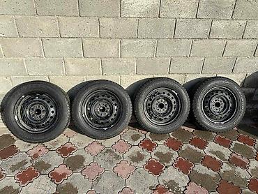 tir: Колеса в сборе 215 / 65 / R 16, Зима, Б/у, Комплект, Внедорожные (АТ/МТ), Железные, отверстий - 5 — 2