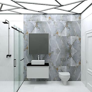 hamam ucun kafel: Hamam ve sanitar qovsaq dizayn — 1