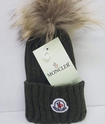 robin kaputi: Moncler zimske kape unisex Prirodno krzno od lisice Univerzalna