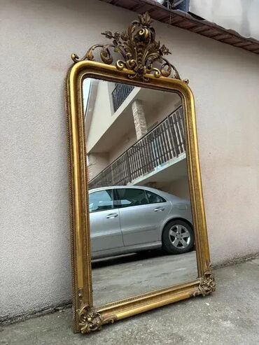 RS - Antique Mirrors: Stilsko ogledalo 19. vek u pozlati Stilsko ogledalo iz 19. veka — 10