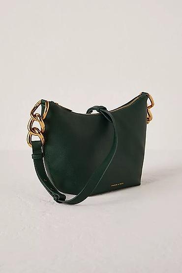 charles keit: Charles & Keith qadın çantası – tünd yaşıl - Model — 1