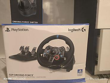 w211 sükan: Logitech G29 Driving Force sükan dəsti 2-3 dəfə istifadə olunub real — 1