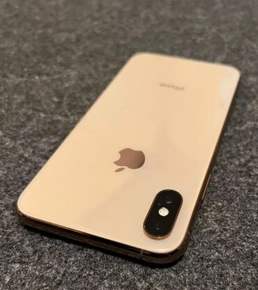 apple iphone se: IPhone Xs, Б/у, 64 ГБ, Rose Gold, Защитное стекло, Чехол, Кабель, 75 %