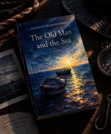 Книга: Ernest Hemingway — “The Old Man and the Sea” (A Novel) - Язык at lalafo.kg Книга: Ernest Hemingway — “The Old Man and the Sea” (A Novel) - Язык