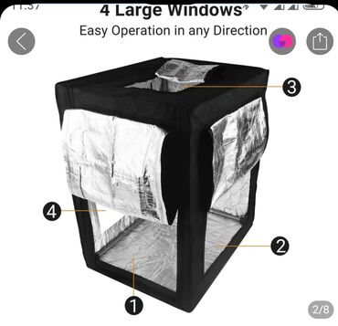 Принтеры: Термо камера для 3Д принтера. 3 больших окна с регулируемой — 2