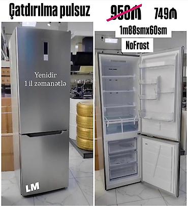 dondurucu nofrost: NoFrost soyuducu (alt dondurucu) - Ölçülər: hündürlük 1.88 m, en 60 — 1