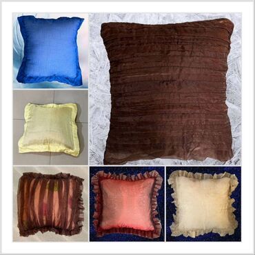 вышитые наволочки на подушки: Наволочка для квадратной подушки из органзы, размер 65/70 см х 65/70