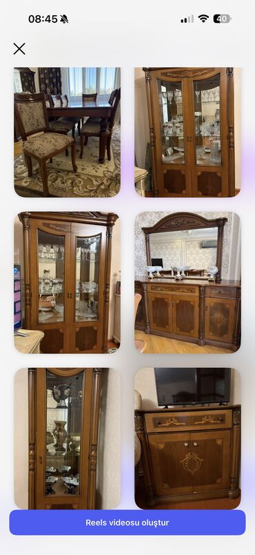 qapi satilir: Komod, Masa və oturacaqlar, TV altlığı