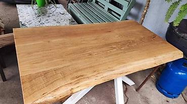 stolica merdevine: Trpezarijski sto od drveta hrasta 130x80cm Trpezarijski sto od hrasta — 2