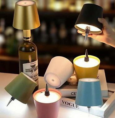 staklene case maxi: LED lampa za vinske flaše – prenosiva, USB punjiva - Dekorativna LED — 2