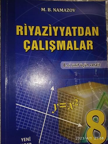 Kitablar və jurnallar: Namazov çalışmaları. 5,7,8,9cu sinif Yenidi. İstifade olunmayıb. Her — 4