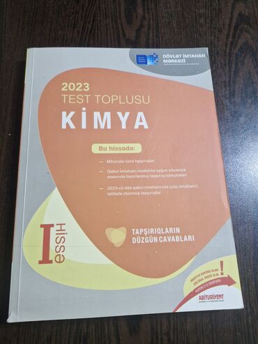 Testlər: Kimya Testlər 11-ci sinif, S.Q. Abdullayev, DİM, 2-ci hissə, 2023 il