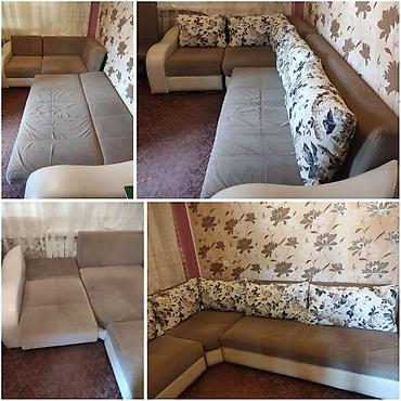 диван кресло: Kunc divan.qiymet 150 man.olcu 3m/1.80 acilir bazali.unvan yeni — 1